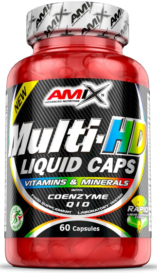 Vitamines et minéraux Amix Multi HD Liquide 60 gélules