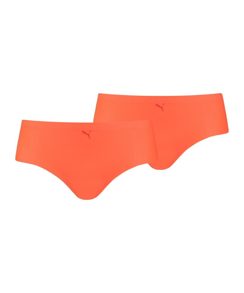 Sous-vêtements pour femme Puma Hipster 2er Pack Damen Orange F006