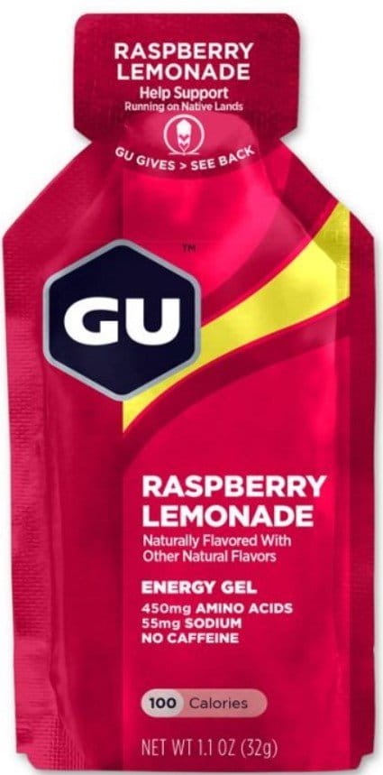 Boisson GU Energy Gel 32 g Raspberry Lemonade