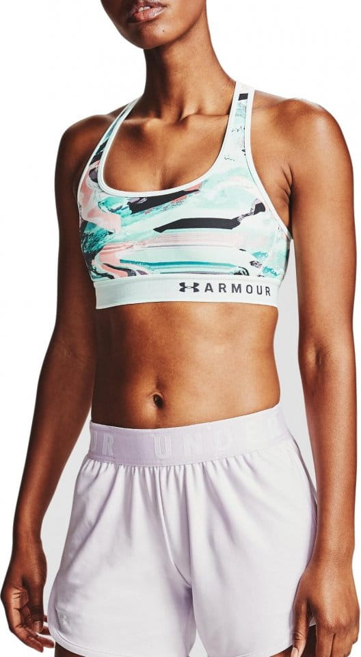 Soutien-gorge Under Armour Armour Mid Crossback Printed Bra