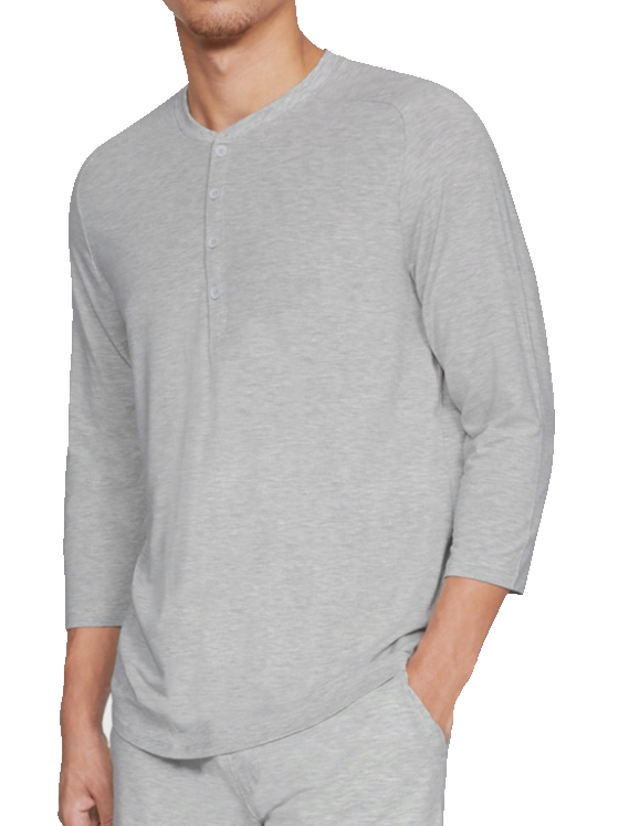Tee-shirt à manches longues Under Armour Recovery Sleepwear Elite 3/4 Henley