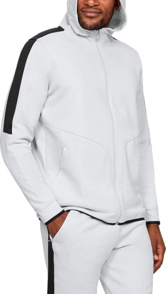 Sweatshirt à capuche Under Armour Athlete Recovery Fleece Full Zip