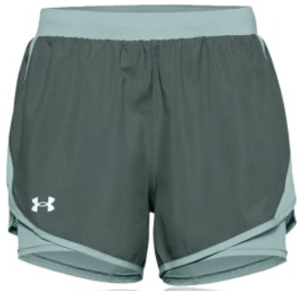 Pantalons courts Under Armour UA Fly By 2.0 2N1 Short-BLU