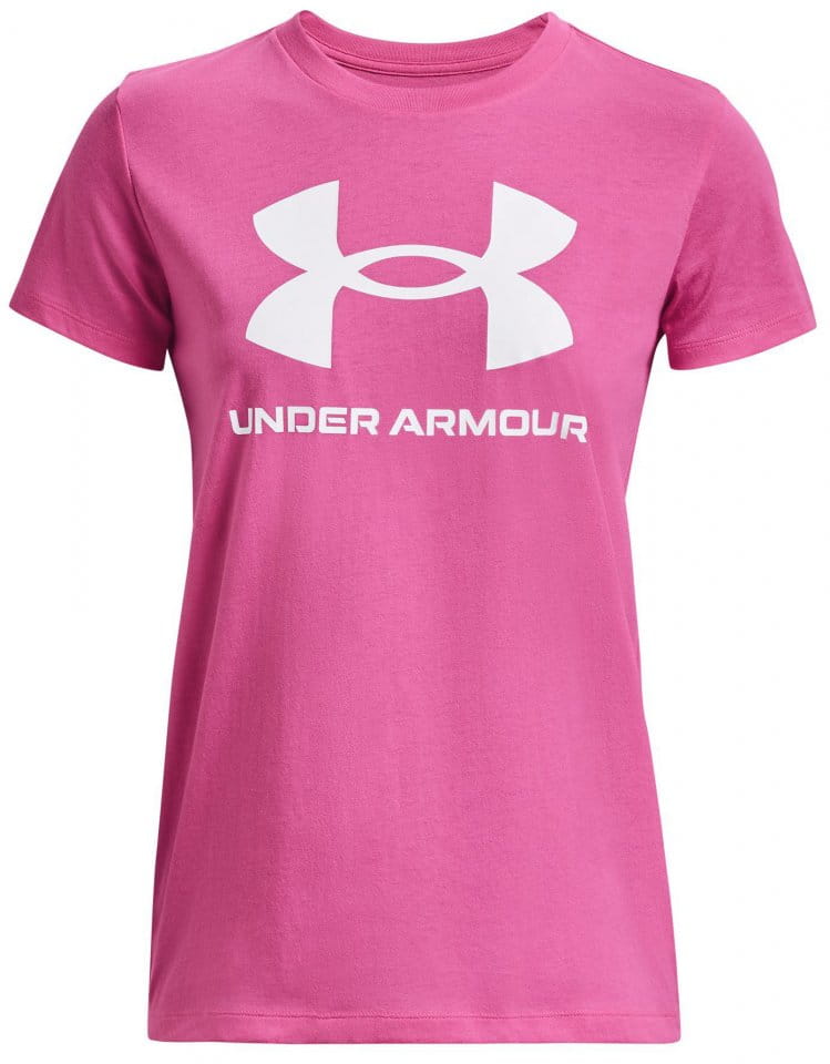 Tee-shirt Under Armour UA SPORTSTYLE LOGO SS-PNK
