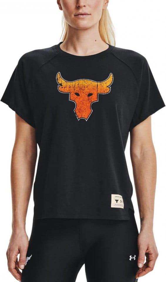 Tee-shirt Under Armour UA Prjct Rock Bull SS-BLK
