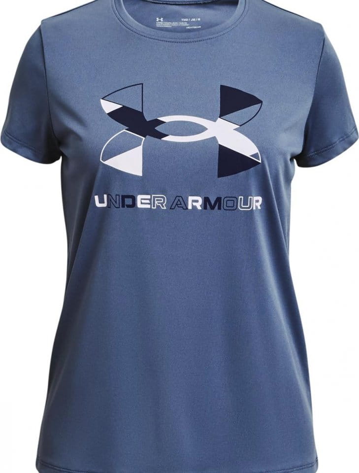 Tee-shirt Under Armour Tech Graphic Big Logo SS-BLU