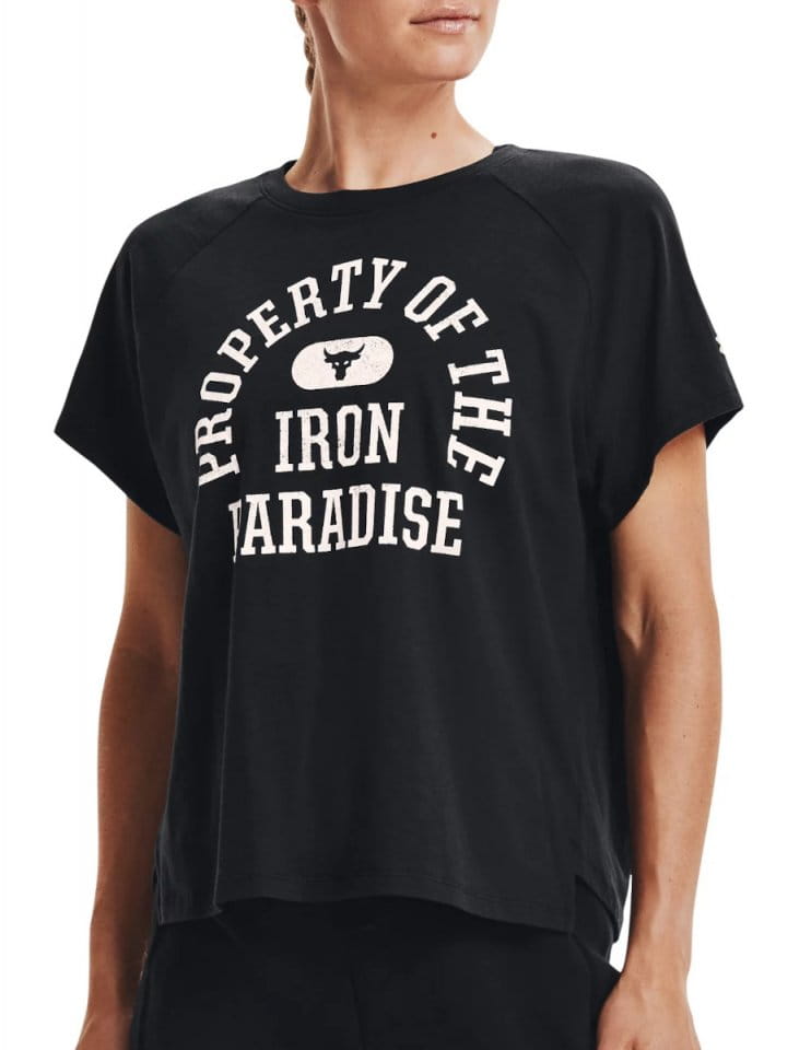 Tee-shirt Under Armour UA Prjct Rock Property Of SS-BLK