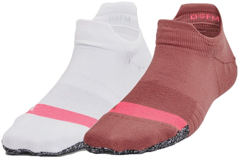 Chaussettes Under Armour UA Breathe 2 No Show Tab 2pk-RED