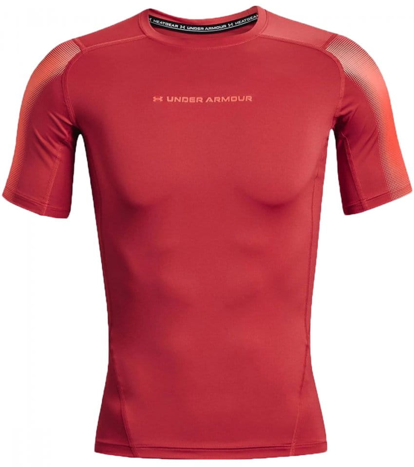 Tee-shirt Under UA HG Armour Novelty SS-RED