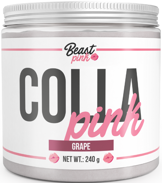 Boisson BeastPink Colla Rose 240g raisin