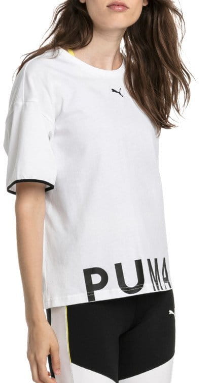 Tee-shirt Puma Chase Cotton Tee White