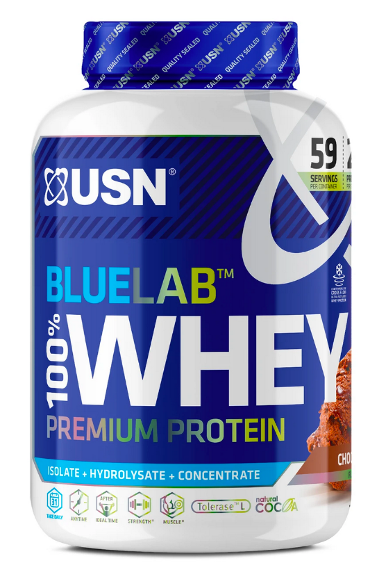Poudres de protéines USN BlueLab 100% Whey Premium Protein chocolate 2kg
