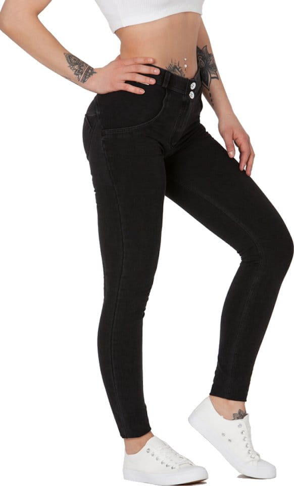 Pantalons Boost Jeans Mid Waist Black