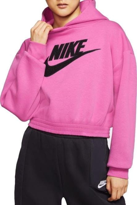 Sweatshirt à capuche Nike W NSW ICN CLSH FLC HOODIE BB