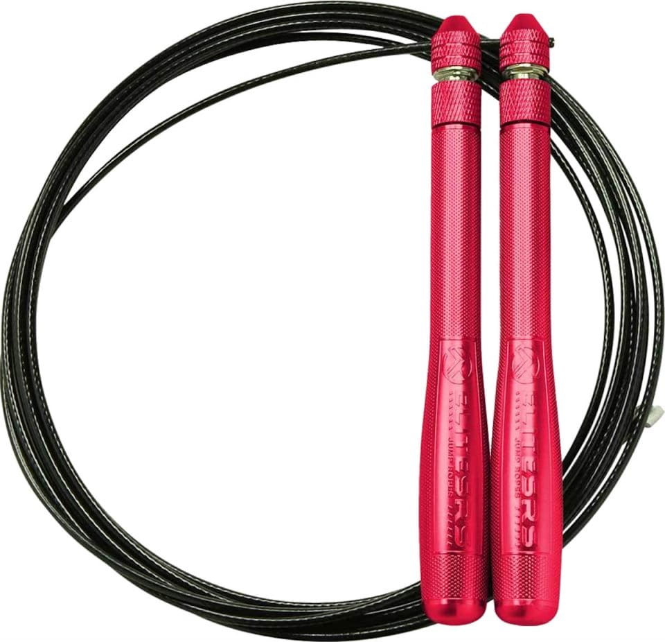 Corde à sauter ELITE SRS Bullet Comp Red Handles - Black Cable
