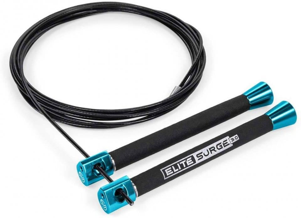 Corde à sauter SRS Elite Surge 3.0 - Blue Handle / Black Cable