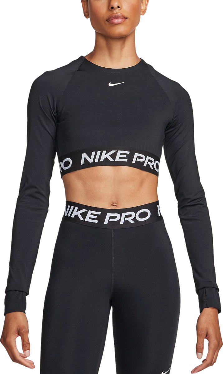 Tee-shirt à manches longues Nike PRO DF 365 CROP LS