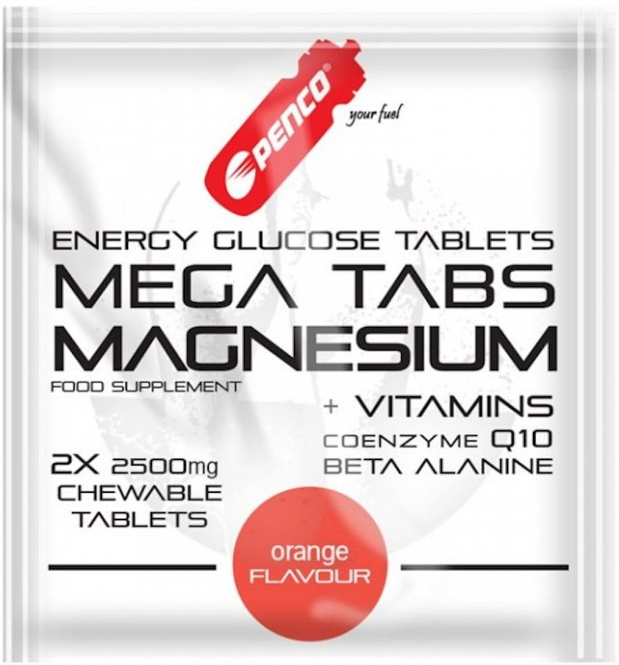 Comprimés de magnésium PENCO MEGA TABS MAGNESIUM 2 pcs comprimé à sucer