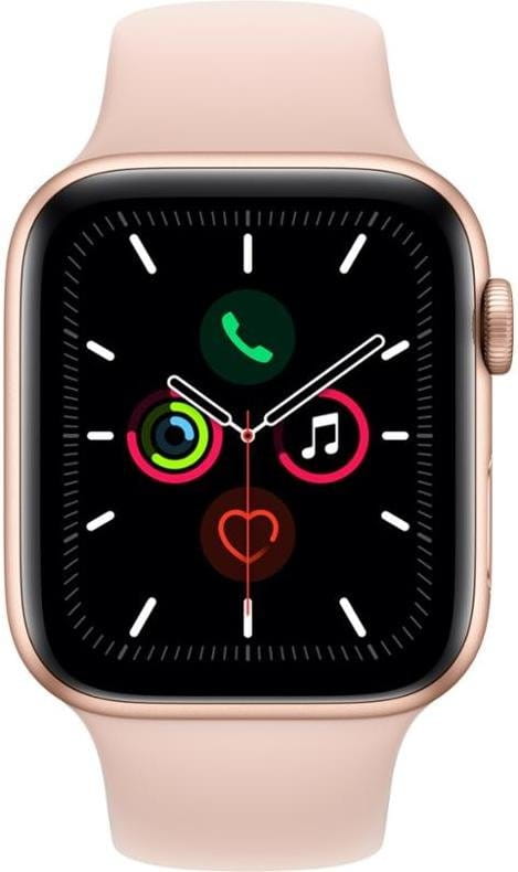 Montre Apple Watch Series 5   GPS, 44mm Gold Aluminium Case with Pink Sand