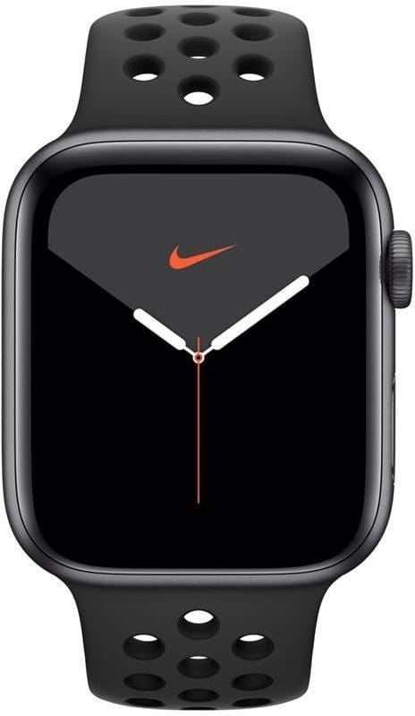 Montre Apple Watch Series 5 GPS, 44mm Space Grey Aluminium Case with Anthracite/Black Sport Band