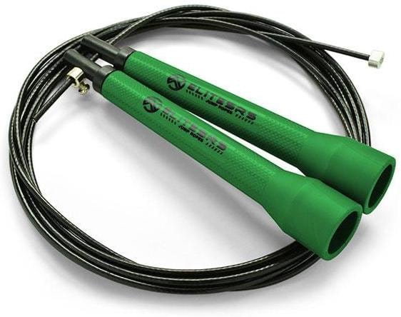 Corde à sauter ELITE SRS Ultra Light 3.0 Deep Green Handles / Black Cable